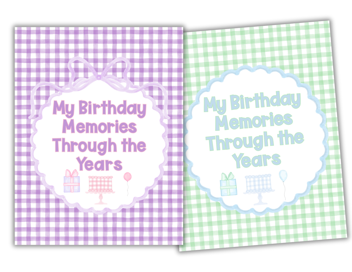 Birthday Memory Book- Boy