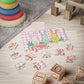Personalized Kids Puzzle — Easter Bunny Trio 30-Piece Puzzle (Custom Name)