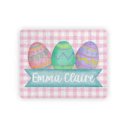 Personalized Kids Puzzle – Easter Eggs Name Puzzle (30-Piece)