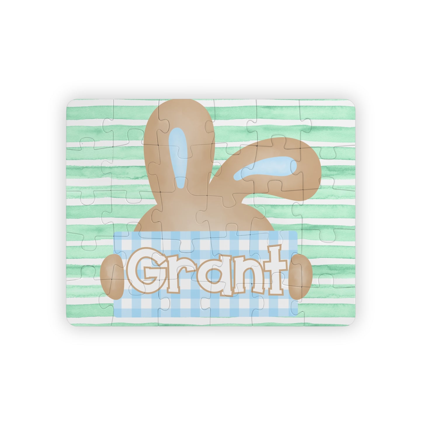 Personalized Kids Puzzle – Bunny Name Puzzle (30-Piece)