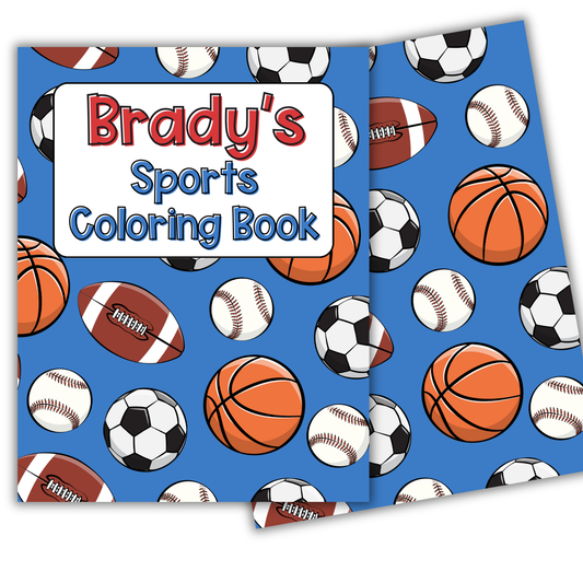 Sports Coloring Book