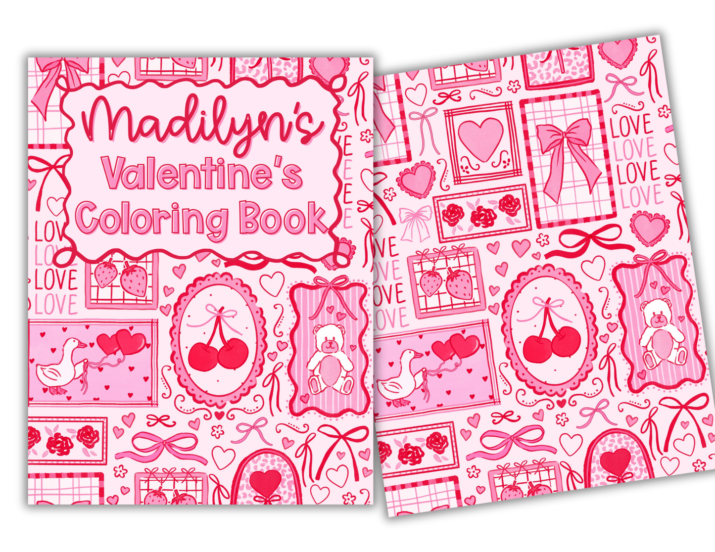 Valentine's Coloring Book