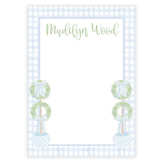 Blue Ginger Jar Notepad
