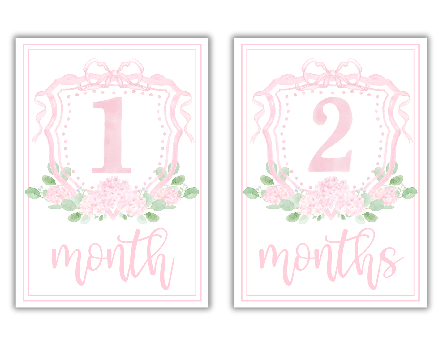 Girl Milestone Cards