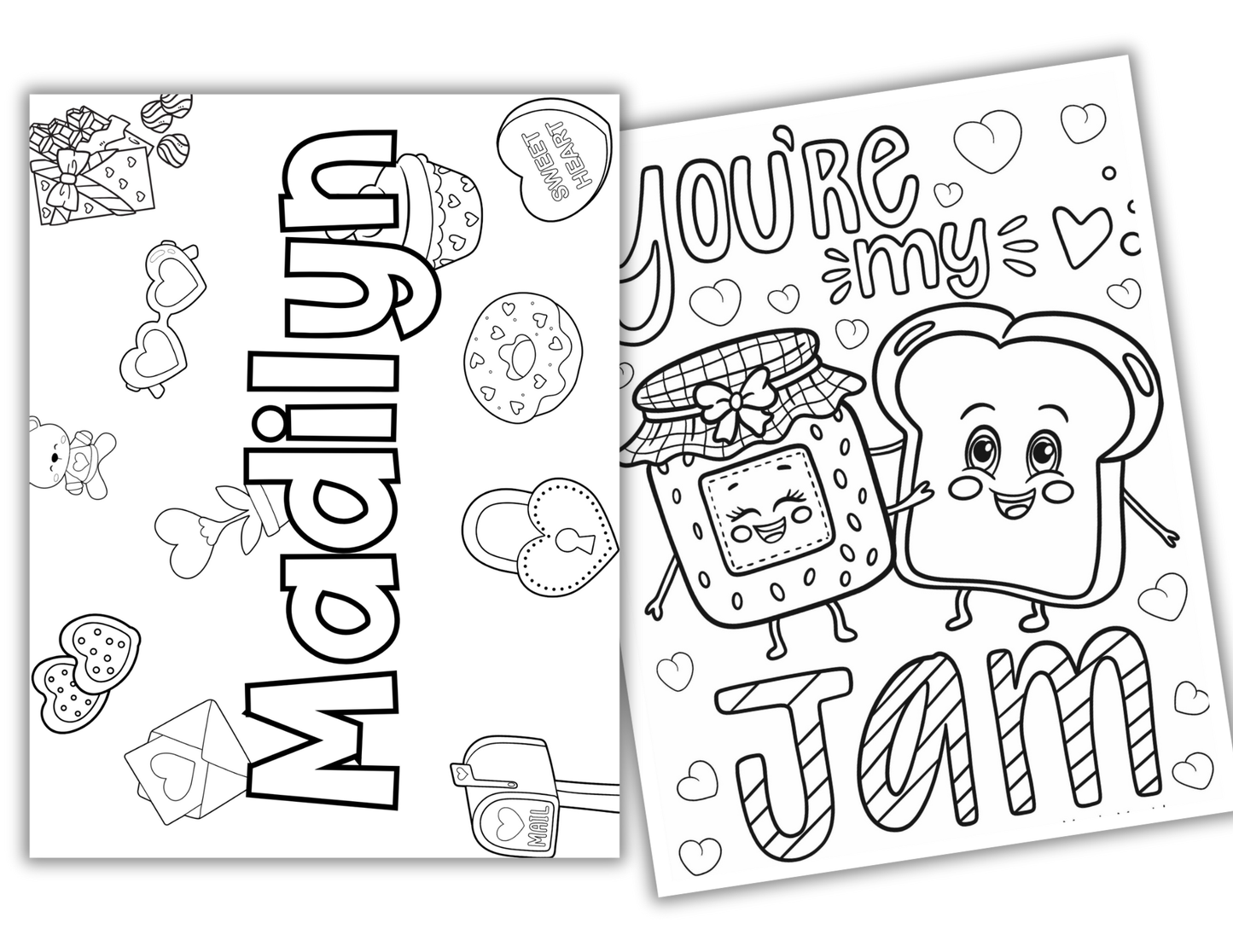 Valentine's Coloring Book