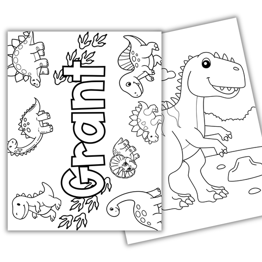 Dino Coloring Book