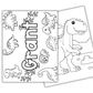 Dino Coloring Book