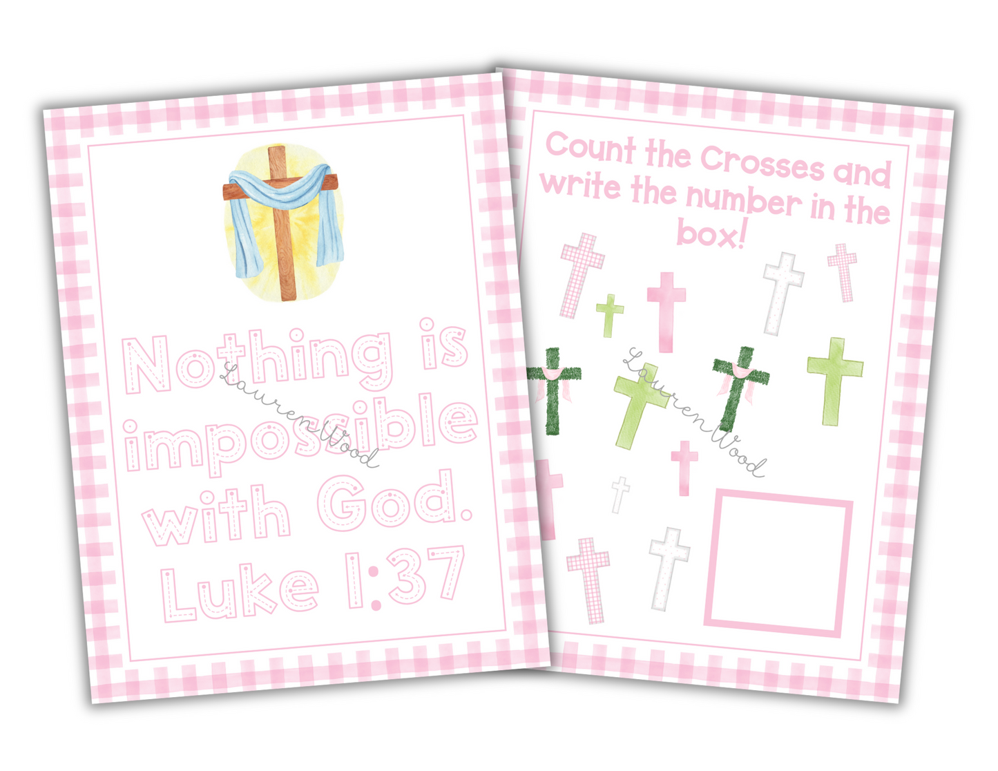 Church Activity Book - Pink