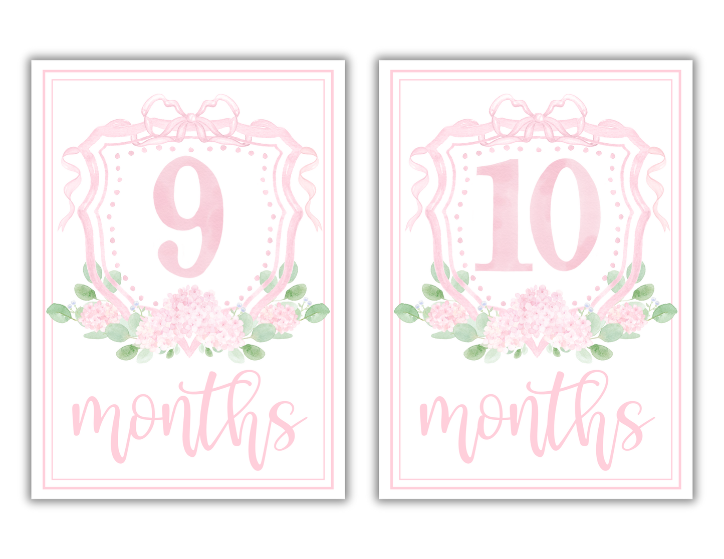 Girl Milestone Cards