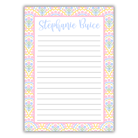 Pink Scallop Notepad