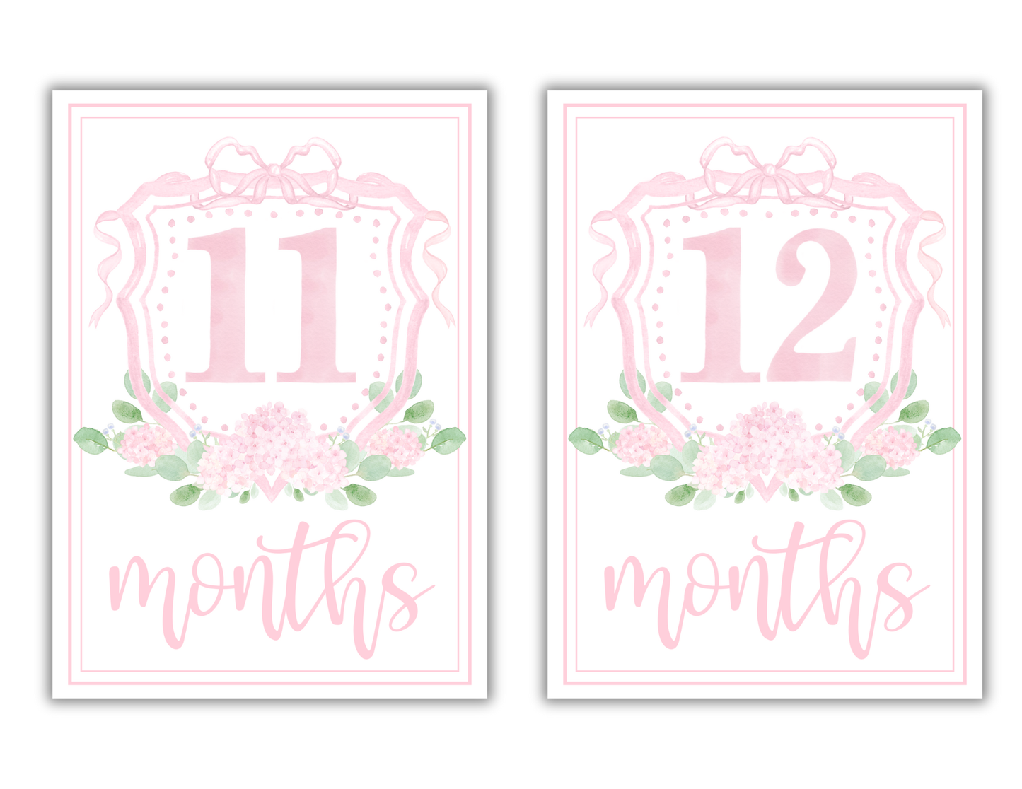 Girl Milestone Cards