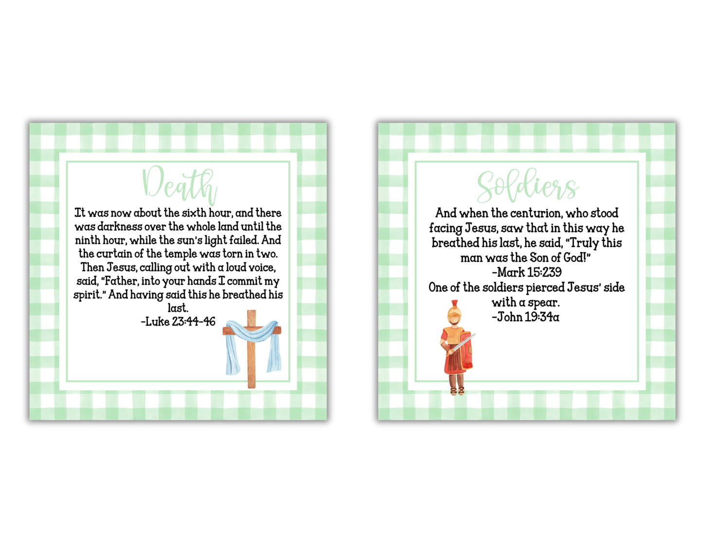 The Story of Easter Story Cards
