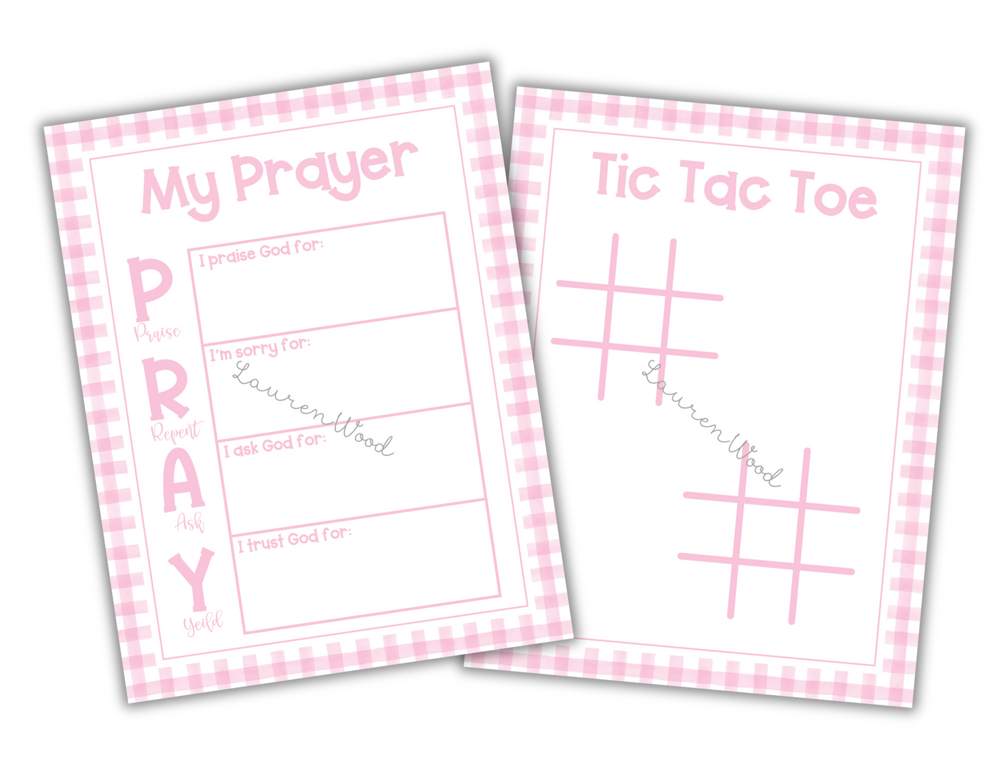 Church Activity Book - Pink