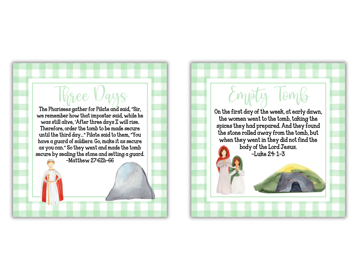 The Story of Easter Story Cards