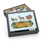 Personalized Kids Hunting Animals Puzzle — Name Puzzle with Duck, Deer & Turkey (120/252/500 pcs)