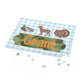 Personalized Kids Hunting Animals Puzzle — Name Puzzle with Duck, Deer & Turkey (120/252/500 pcs)