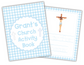 Church Activity Book - Blue