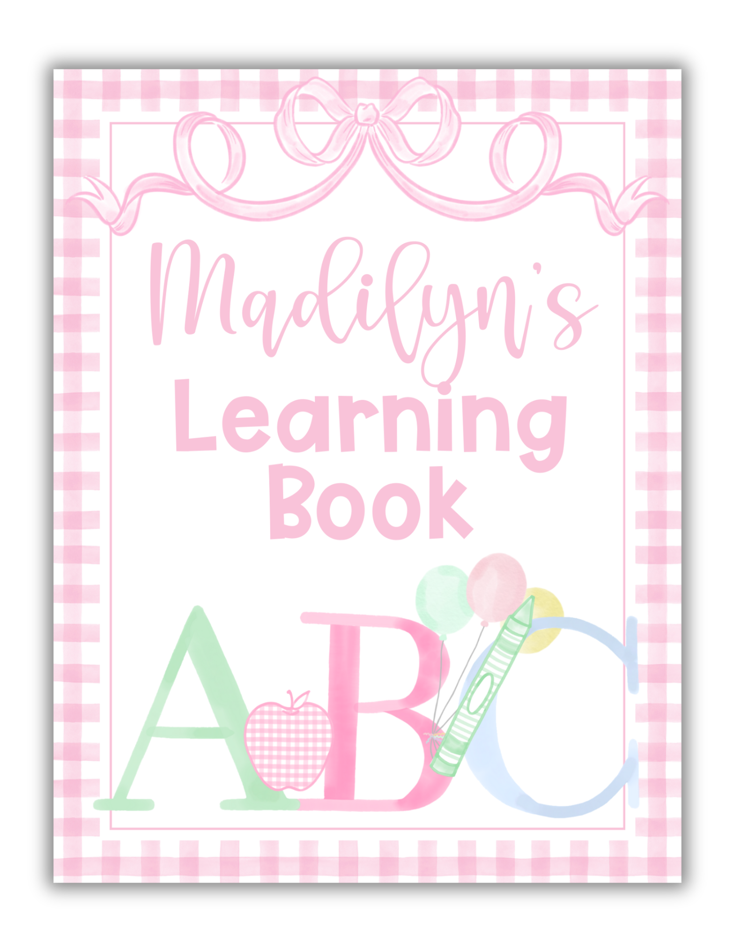 Learning Book Pink Assembled